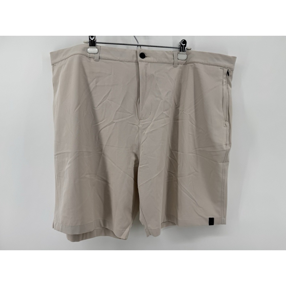 Evoshield‎ Beige Flat Front Chino Shorts Size 46 Performance